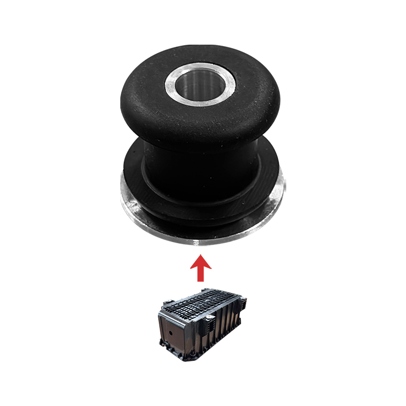 Rubber pad for battery box